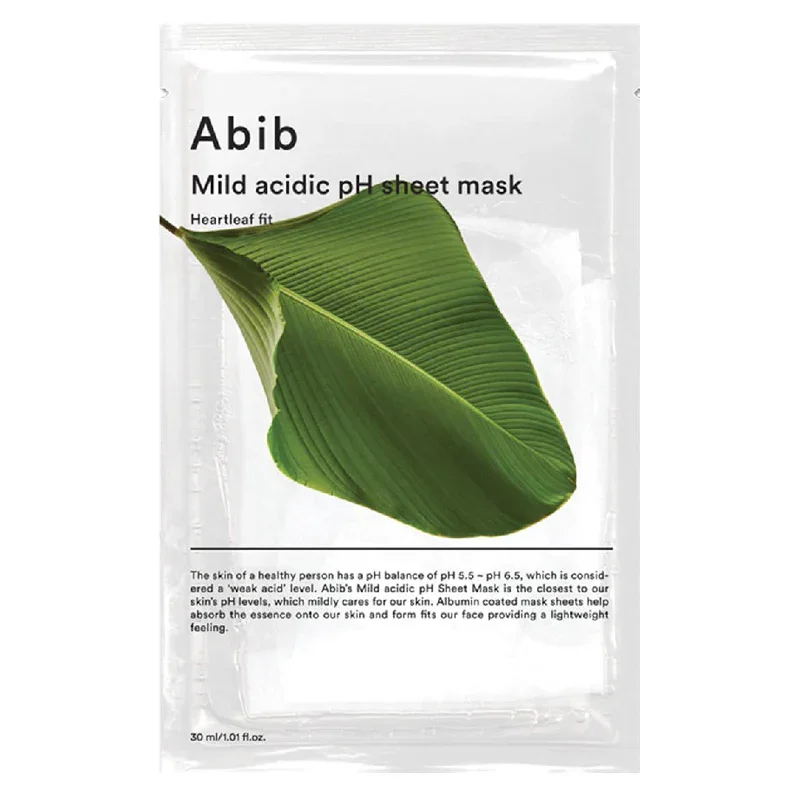Abib Mild Acidic pH Sheet Mask - Heartleaf Fit