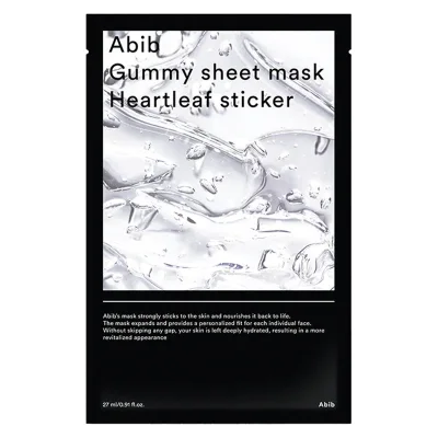 Abib Gummy Sheet Mask - Heartleaf Sticker