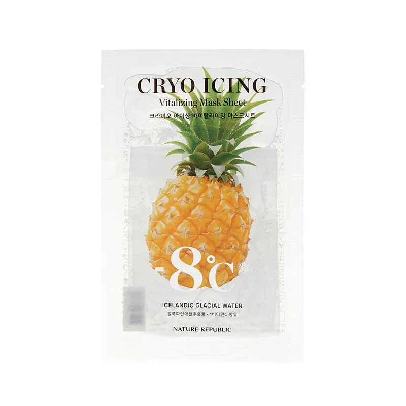 Nature Republic Cryo Icing Vitalizing Mask Sheet - Pineapple