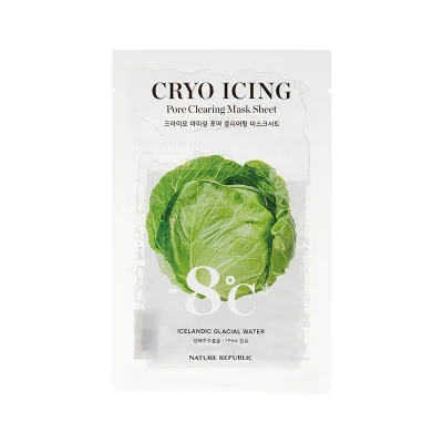 Nature Republic Cryo Icing Pore Clearing Sheet - Iceberg Lettuce