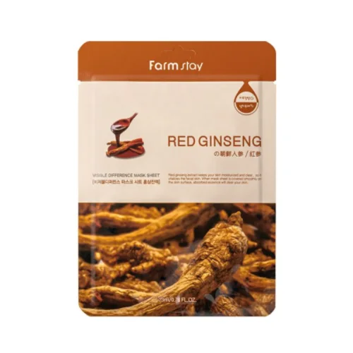 Farm Stay Visible Difference Mask Sheet - Red Ginseng