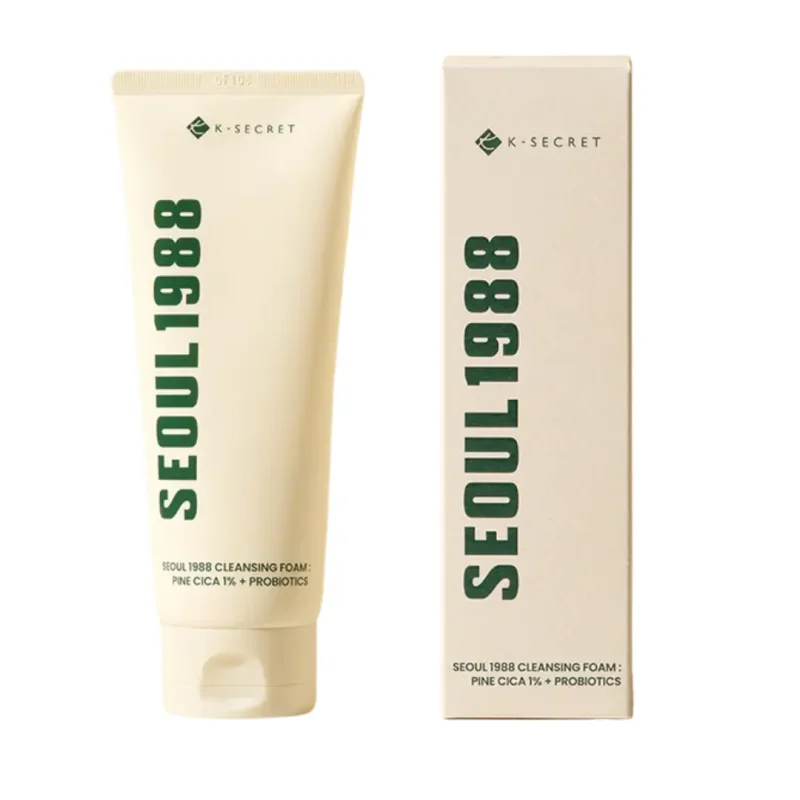 KSECRET SEOUL 1988 Cleansing Foam: Pine Cica 1% + Probiotics