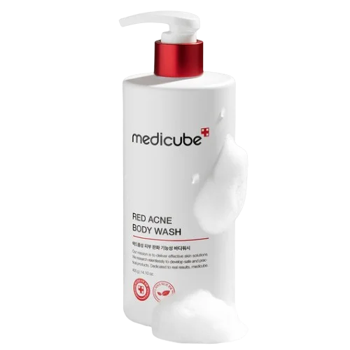 Medicube Red Acne Body Wash - AHA - BHA - PHA - Niacinamide